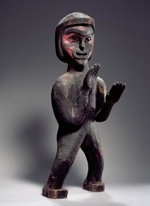 Potlatch figura (festett fa)