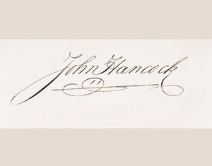 John Hancock aláírása