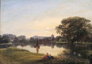 A folyó Chiswickben, 1800 körül
