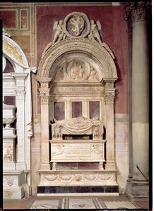 Leonardo Bruni (1369-144) sírja 1446-50 (márvány)
