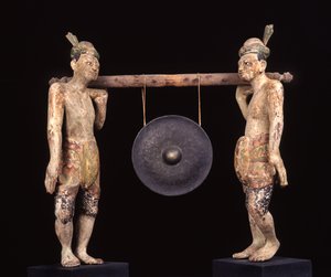Gong, 19. század vége (fa és fém)