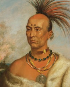 Makataimeshekiakiak (Fekete Sólyom) 1853 körül