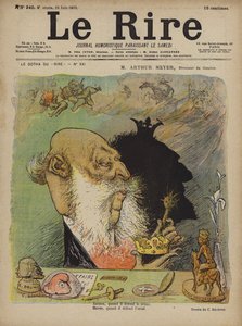 Arthur Meyer, a Le Rire illusztrációja