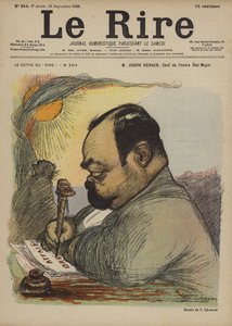 Joseph Reinach, a Le Rire illusztrációja