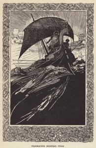 Telemachus észleli Pylost