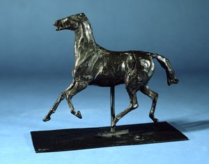 Ügető ló (bronz)