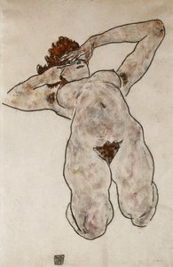 Meztelen fekvés; Fekvő akt, 1917