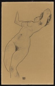 Fekvő akt, 1918