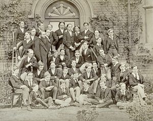 Házi fénykép az Eton College-ban, 1870-es évek