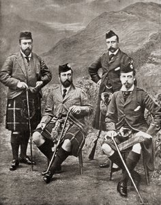 A négy herceg, 1881 (bw fotó)