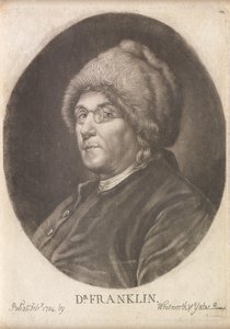 Dr. Franklin, 1784 (mezzotinta)