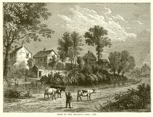 Farm a Regents Parkban, 1750