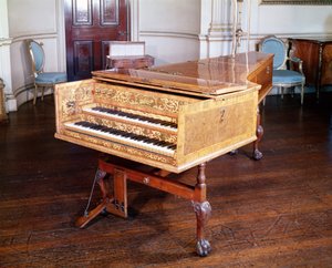 Csembaló, Jacob Kirckman, angol, 1766