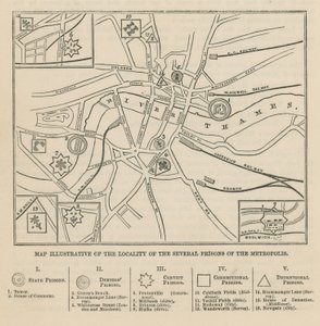 A londoni börtönök térképe