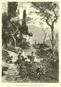 A félszigeten Sestri Levante közelében