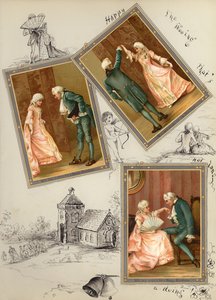 Oldal a késő viktoriánus vendégkönyvből (multimédiás)