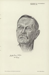 Sir Arthur Conan Doyle portréja