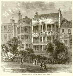 Samuel Rogers ház, a Green Park fronton