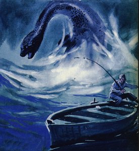 A Loch Ness-i szörny megtámad egy halászt