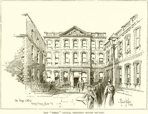 A Times Office, Nyomda tér