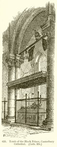 A Fekete Herceg sírja, Canterbury katedrálisa