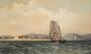 A Mt. Desert Island mellett, Maine, 1850