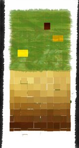 Genezis 3. napja: Növényzet, 2014, (digitális festészet)