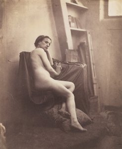 [Női akt a stúdióban], 1856-59.