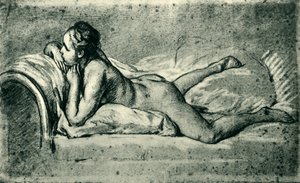 Fekvő női akt, 1751, 1943.