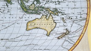 Új-Hollandia térképe, 1650-1780 körül