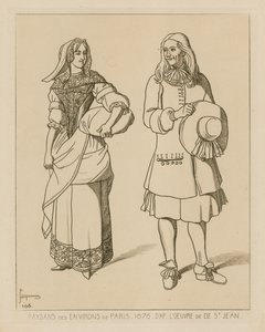 Parasztok Párizs környékén, 1676