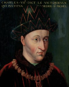 VII. Károly portréja (1403-61)
