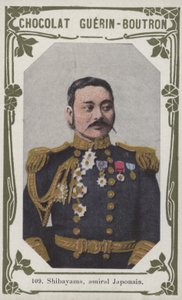 Shibayama, japán admirális (színes fotó)