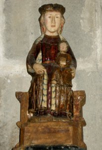 Szűz és gyermek (fa)