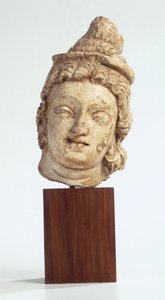 Bodhisattva, Kushan dinasztia, 100-400 (stukkó)