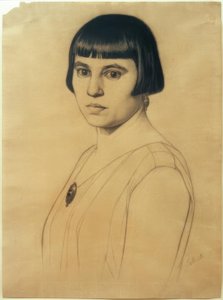 G.Scholz, Erzsébet Scholz portréja