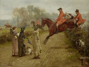 A vadászat nézése, 1895