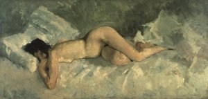 Fekvő akt, 1887 körül