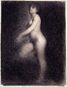 Akt, 1881-82 körül (ceruza és zsírkréta)