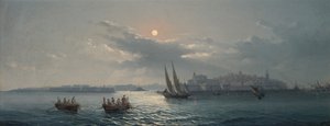 A nagykikötő látképe, Valletta, 1885