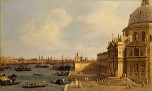 Velence: Santa Maria della Salute, 1740 körül