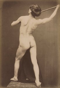 Férfi akt, c. 1870-1875.
