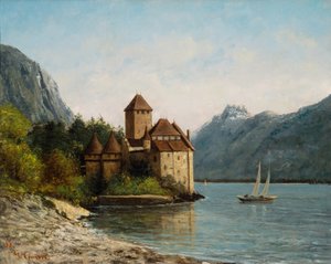 Chillon vára, Este, 1872 körül