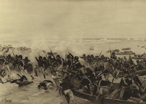 Aboukir-i csata, 1801 (mélynyomás)