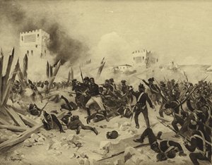 Badajoz-i csata, 1812 (mélynyomás)