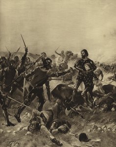 Poitiers-i csata, 1356 (mélynyomás)