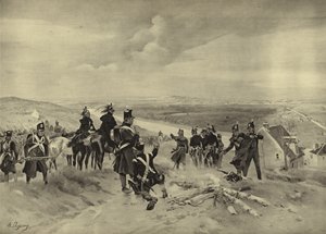 St Cloud-i csata, 1814 (mélynyomás)