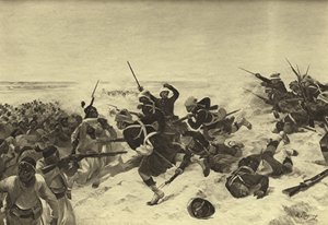 Tel el-kebiri csata, 1882 (mélynyomás)