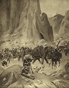 Az abesszíniai háború, 1868 (mélynyomás)