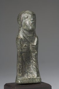 Kapucnis figura (bronz)